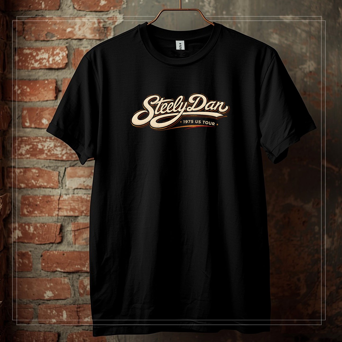 Steely Dan, short sleeve crew t-shirt, RoyalScam 1975 bootleg style