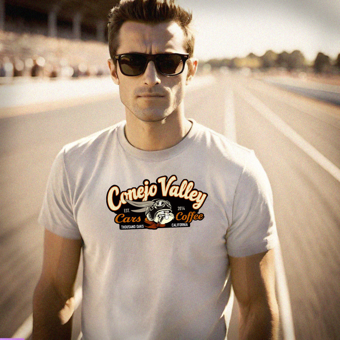 Conejo Valley C&C Rabbit Racer short sleeve crew neck t-shirt