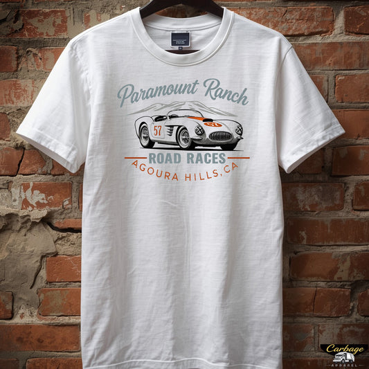 Paramount Ranch Raceway short sleeve crew neck t-shirt