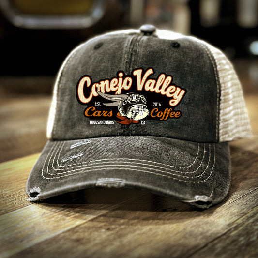 Conejo Valley Cars & Coffee mesh trucker hat