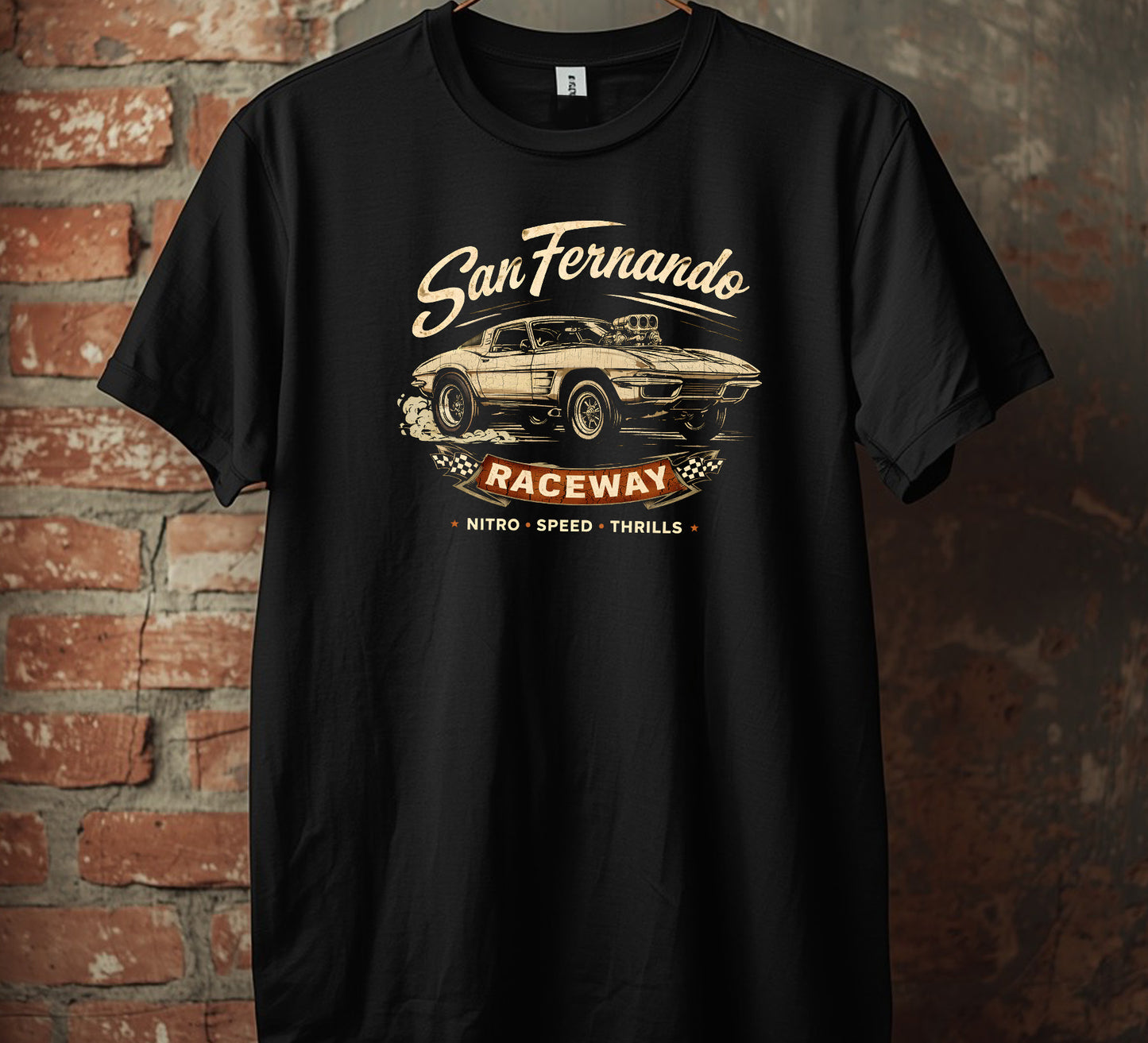 San Fernando Raceway short sleeve ‘63 Vette Gasser
