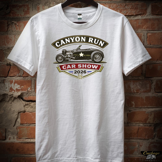 Lake Hughes Canyon run 2026 roadster T-shirt _ unisex