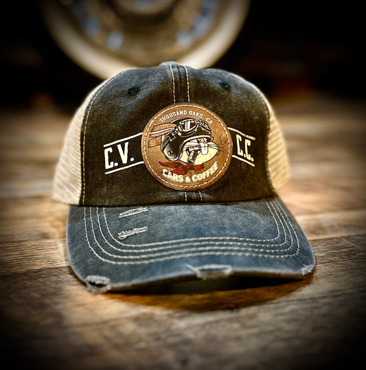 CVCC rabbit sewn patch mesh hat